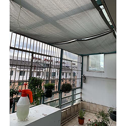 Malla de Sombra Gris 2x4m para proteger tu jardín del sol 3