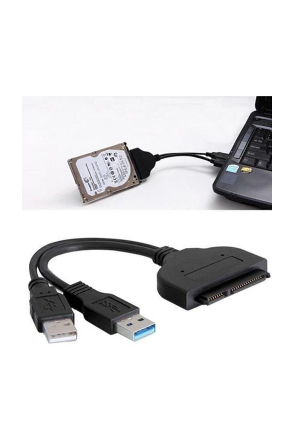 4537 Usb 3.0 2.5' Inç Sata Ssd Hdd Hard Disk Çevirici Dönüştürücü Adaptör Kablosu