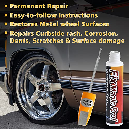 Ouzorp Car Wheel Scratch Fix Rim Touch Up Paint Rim Scratch Repair Pen Quick And Easy Wheel(silver)
