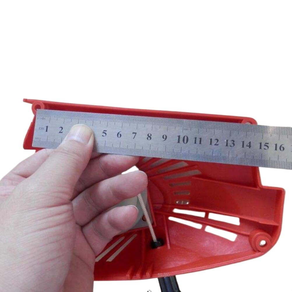 Conjunto de arranque de retroceso con cuerda de agarre de arranque por tracción, resorte de rebobinado y polea para motosierras de 14 pulgadas compatible con los modelos 3600, 3500 y similares