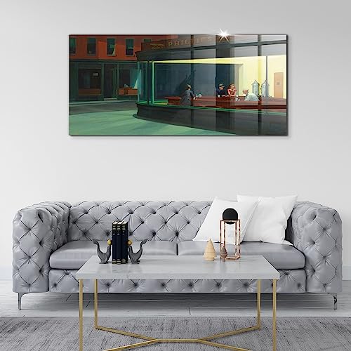 Décoration murale verre d'art grand format peinture moderne