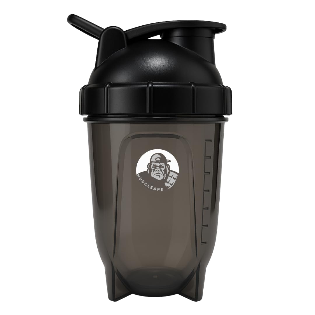 Black Bullet Protein Shaker Bottle 760 ml – Leak-Proof, BPA-Free Gym Shaker with Mixing Ball & Measurement Scale, Ideal for Protein Shakes, Pre-Workout & Smoothies, for Men & Women
