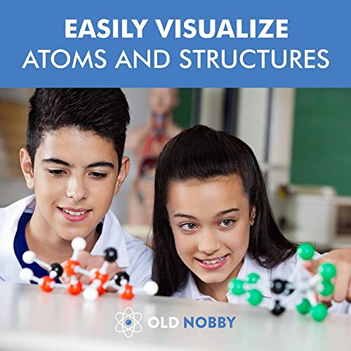 image for Old Nobby Chemistry Model Kit - 115 Piece Molecular Model Set includes