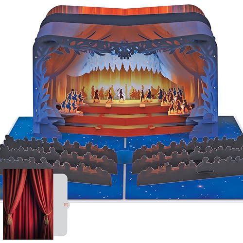 PACKLIST® Carte Pop-Up 3D Théâtre, Musique, Opéra – Un Cadeau Original pour une Soirée Spectacle, idéal pour Offrir des Billets pour un Événement – Profitez du meilleur Spectacle !
