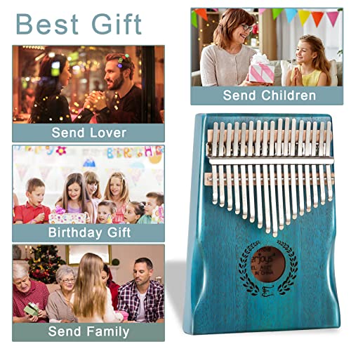 Everjoys Kalimba Piano à pouce portable Mbira à 17 touches, avec étui de protection, livre de chansons, marteau d… - Les Beatles, Paul McCartney, John Lennon, RIngo Starr, George Harrison Everjoys Kalimba Piano à pouce portable Mbira à 17 touches, avec étui de protection, livre de chansons, marteau d… – Image 8