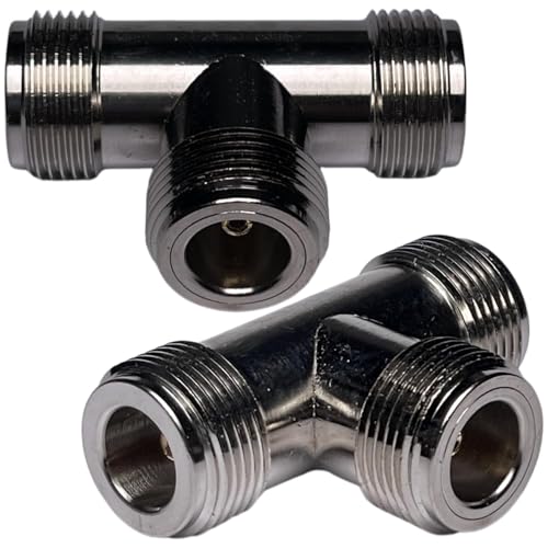 Splitter adaptador coaxial N hembra 3 vías CESS 2 unidades miniatura 1