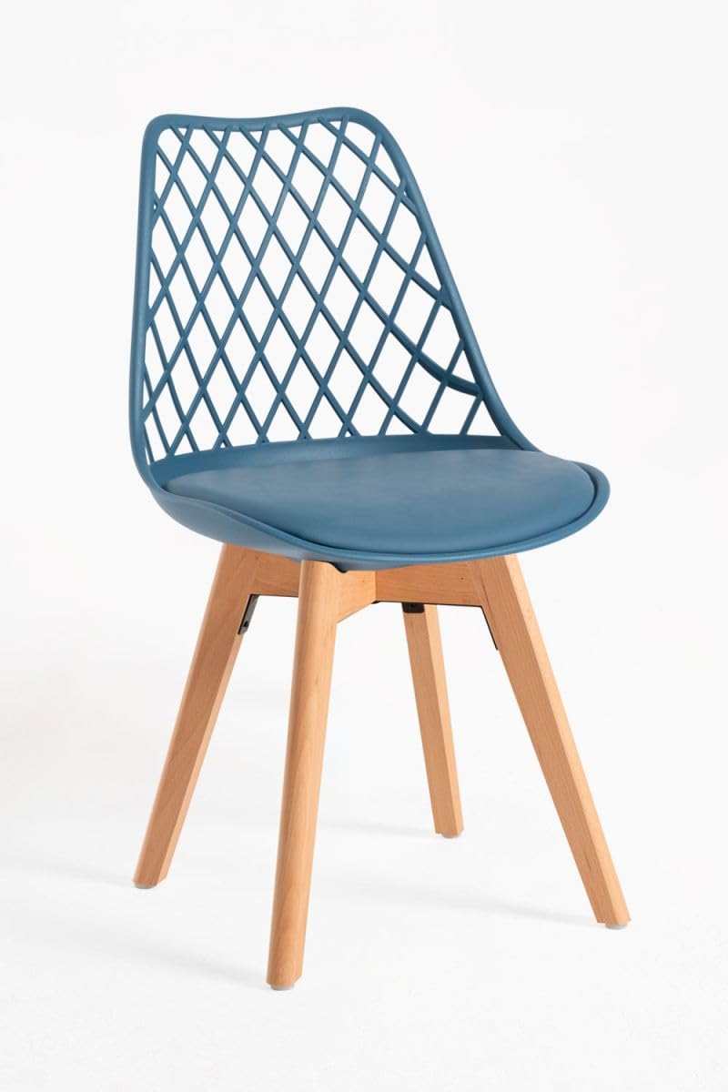 Regalos Miguel - Sillas Comedor - Silla Mima - Azul Petróleo