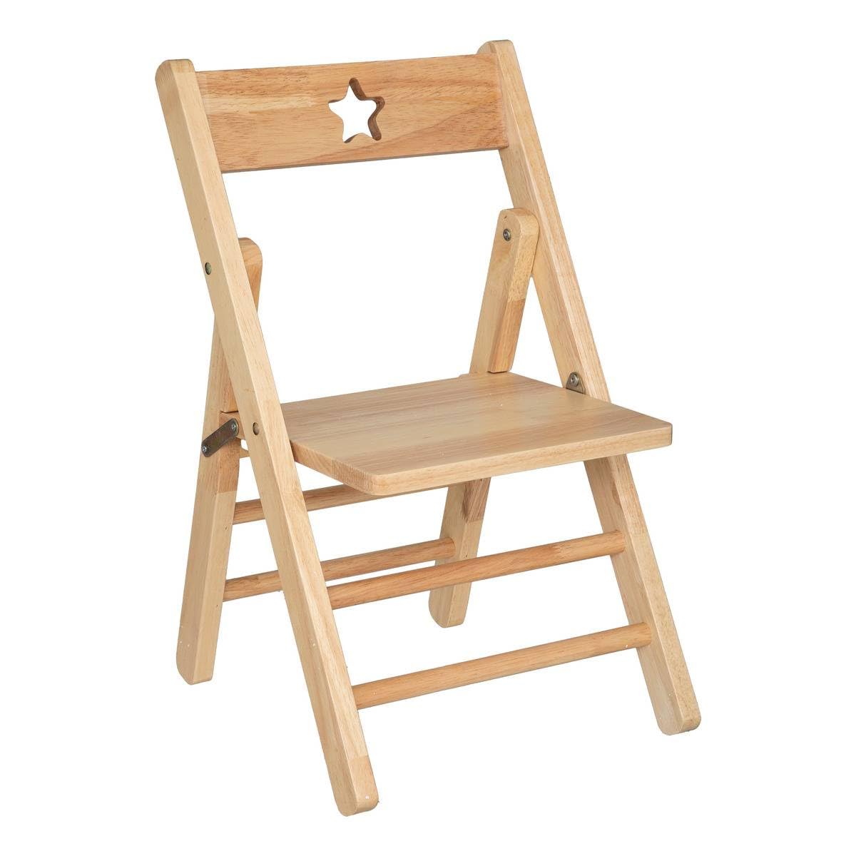 Atmosphera - Chaise Pliante Enfant - hévéa