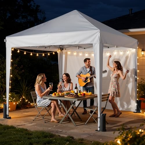 Driftalia 10x10 Pop Up Canopy with Full Sidewalls