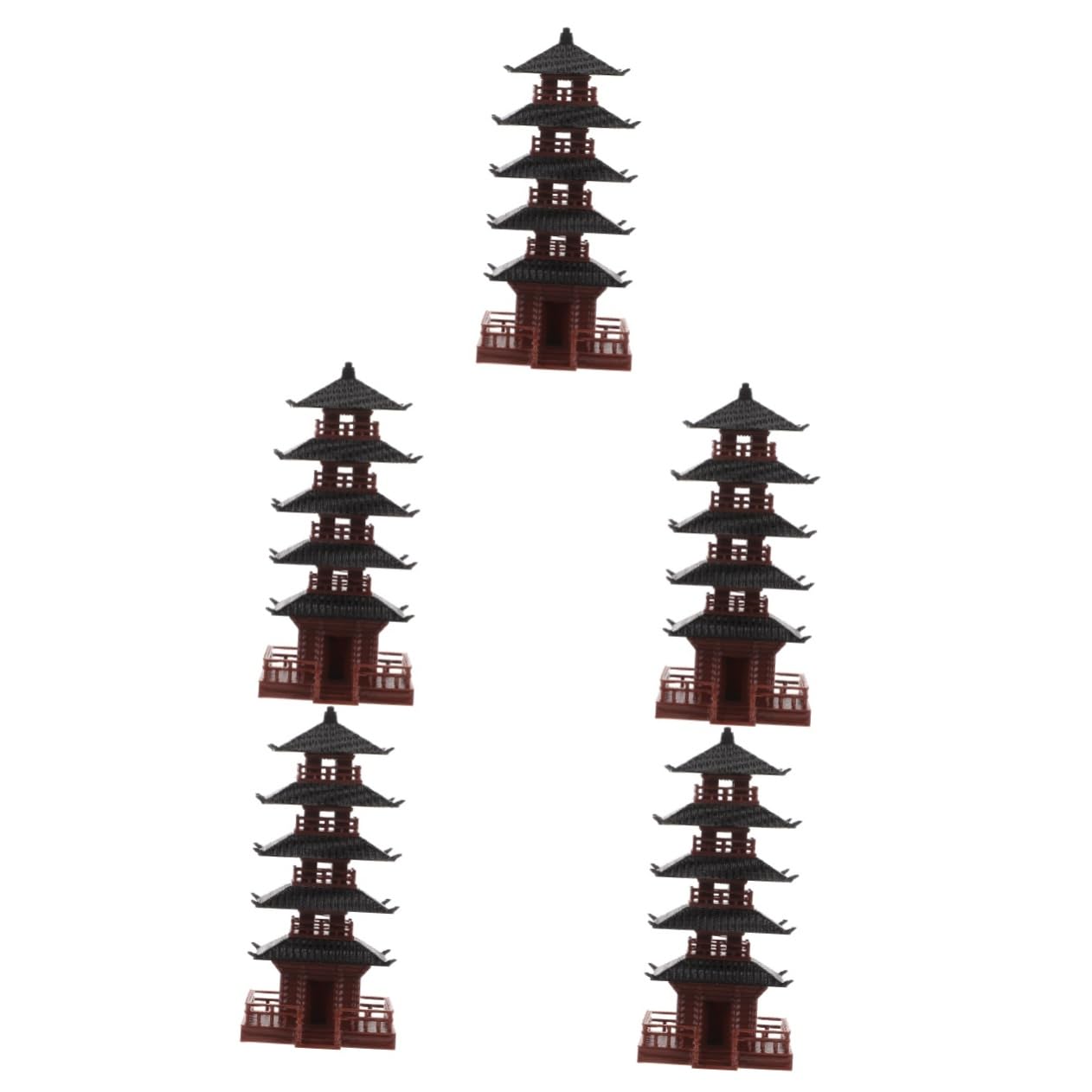 Figurine de mini pavillons SUPVOX avec effet décoratif unique et finitions style ancien