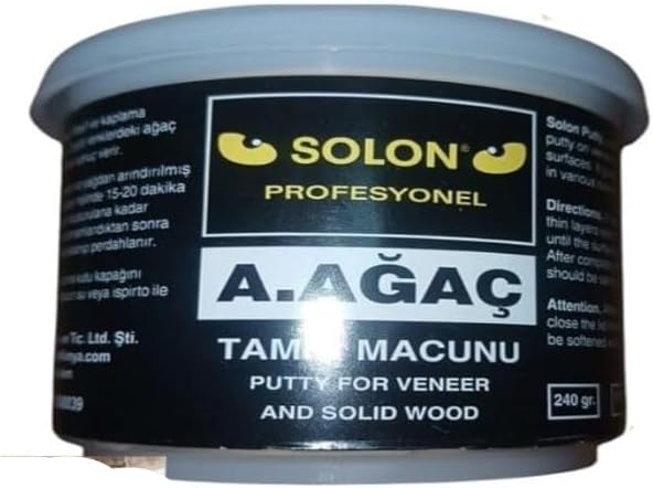 solon Çok Amaçlı Ahşap Parke Masa Sehpa Çizik Çok Amaçlı Tamir Dolgu Macunu Akçaağaç 240 Gr