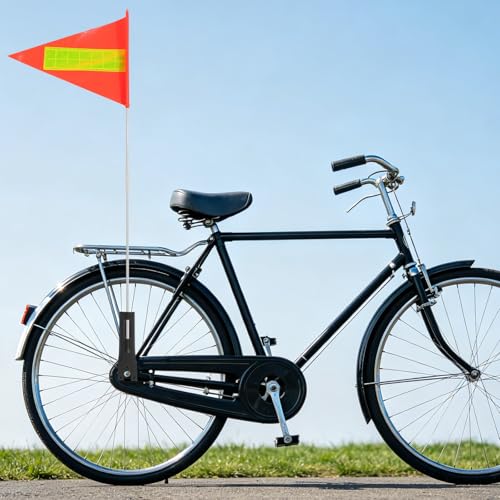 Banderas para bicicleta infantil Lurrose con mástiles robustos e impermeables 7