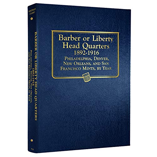 Whitman Us Liberty Head (Barber) Quarter Album 1892 - 1916 #9120 #TOP9