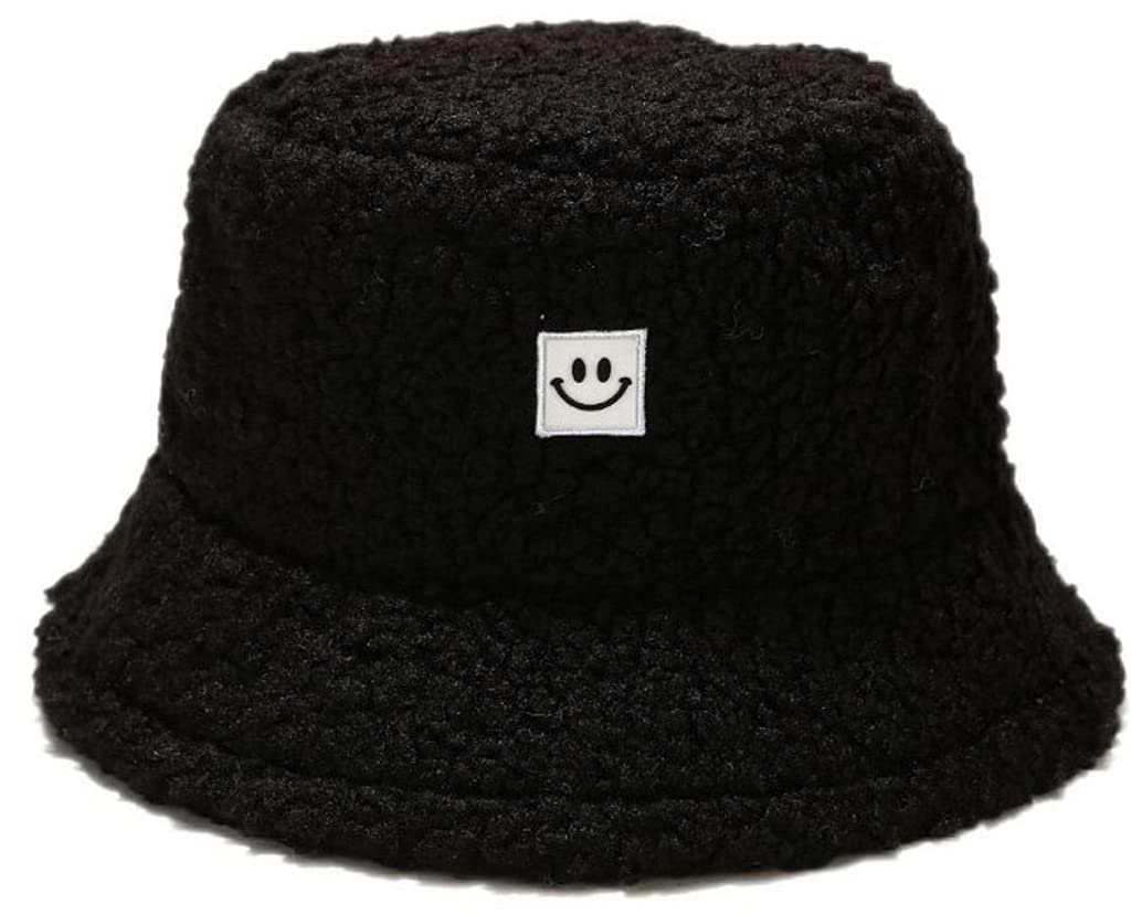 crazy bean Cappello da Pescatore Peluche Autunno e Inverno Pile Polare Addensare Il Cappello alla Moda con Stampa Calda