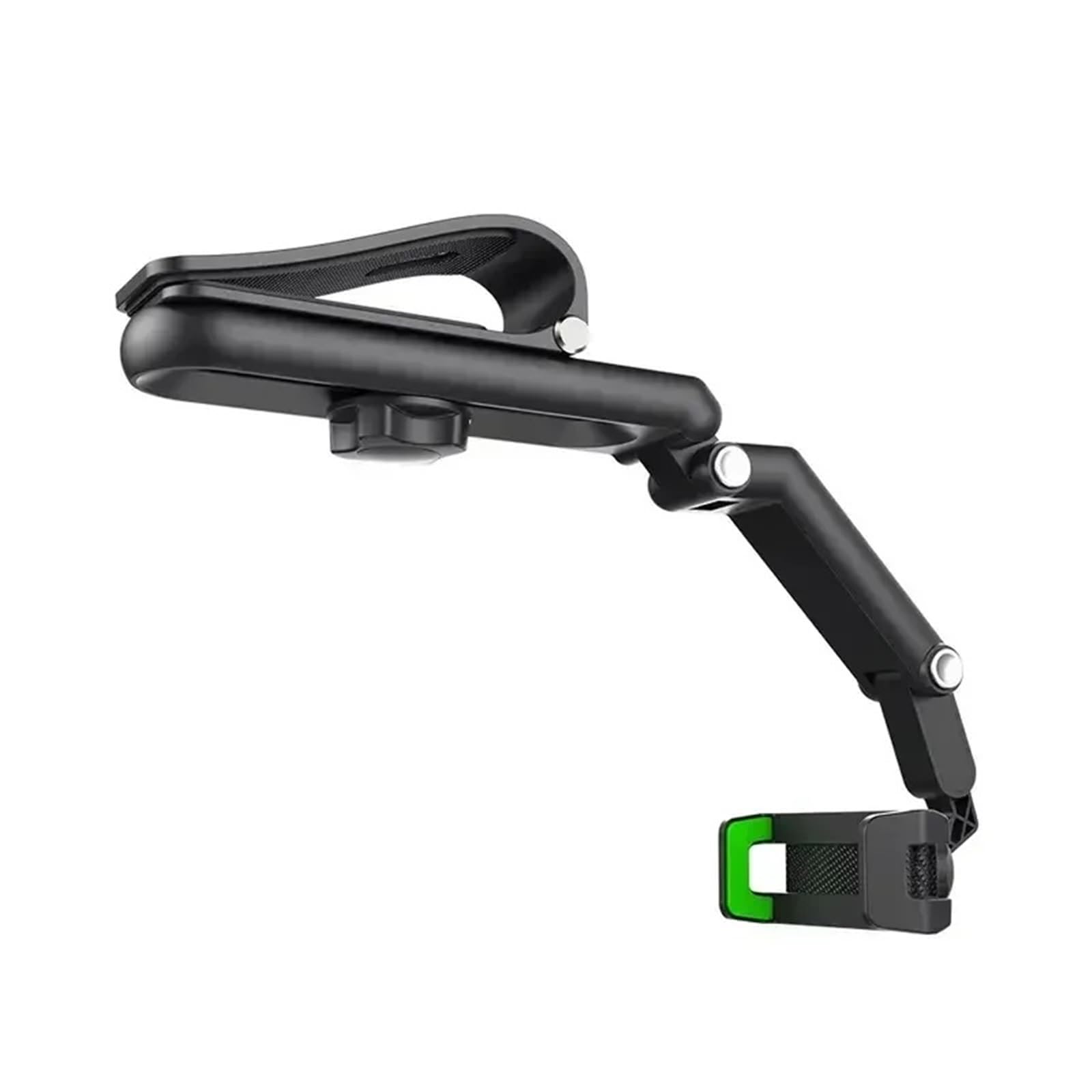 Soporte Universal para Teléfono con Visera para Coche Multifuncional Giratorio 360° con Accesorios H Soporte Móvil Coche(Green)