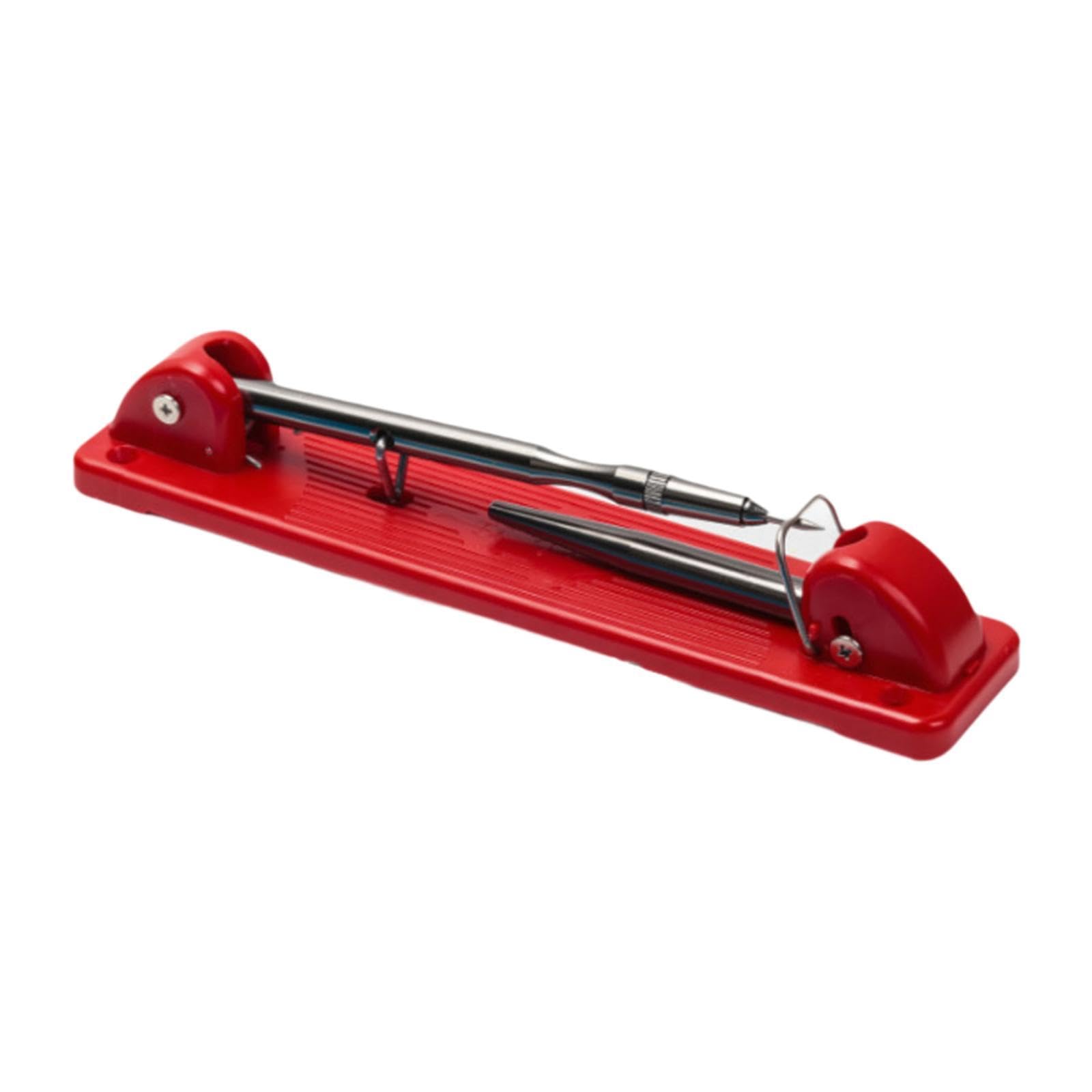 Macchina da bavero da cucito facile da riporre dispositivo pieghevole per abbassare i collari strumento per cucire rapidamente per girare le tasche, rosso