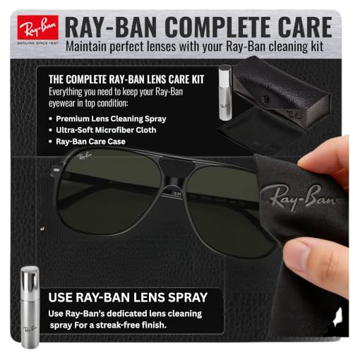 Image of Ray-Ban RB2198 BILL Square Sunglasses with Official Eyewear Kit