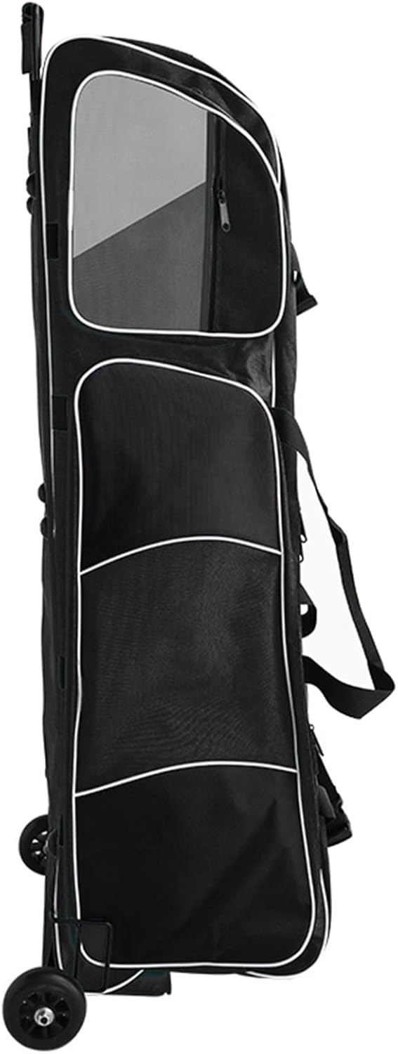 Large Capacity Fencing Bag Fencing Draw-bar Wheel Bag Wear-Resistant/can Accommodate 2 Sets of Equipment Adult Children Fencing Training Equipment