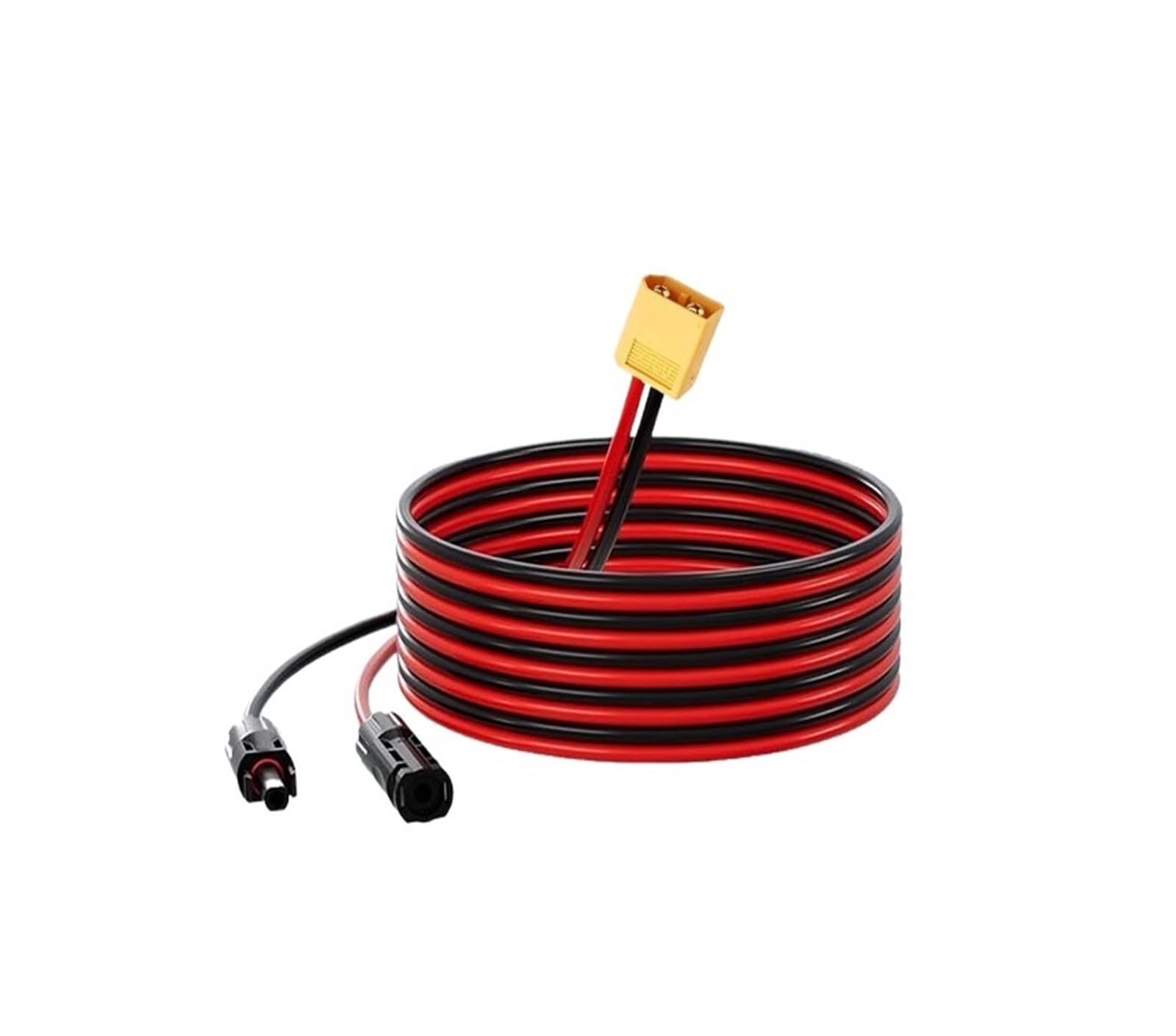 Złącza męskie i żeńskie z kablami Kabel XT60i żeński do solarnego Kabel silikonowy 12AWG 3,4 mm² Złącze XT60H-F Kabel przedłużający panel słoneczny (XT60-Male to Mc-4.2m-6.56ft)