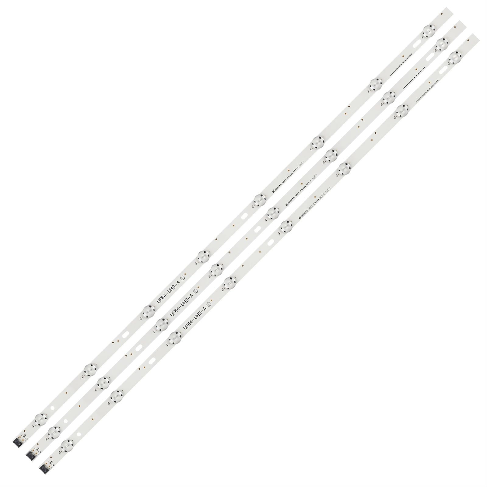 Tira de LED para reparar pantalla negra en LG 43UH603V repuesto de luces traseras 850mm