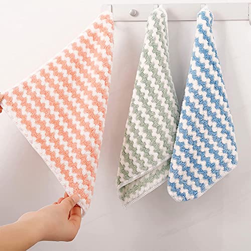 Kcrpm Usondeals Microfiber Cleaning Rag, Straseapoit Microfiber Cleaning Rag, Fast Drying Dish Rags For Cleaning (9.84 * 9.84In, 5Pcs) #TOP6