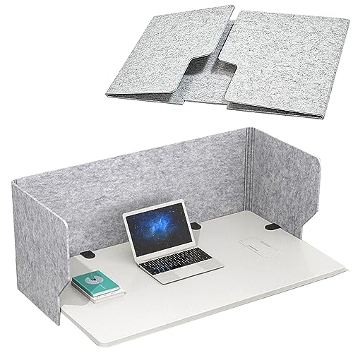Cloison acoustique portable en polyester pour bureau et maison de 60 à 100 cm - 2
