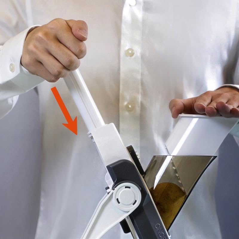 Miniatura 5 de Saker - Cortador de verduras ajustable y seguro, 5 en 1, cortador de mandolina seguro, picador de verduras ajustable y rebanador de frutas para