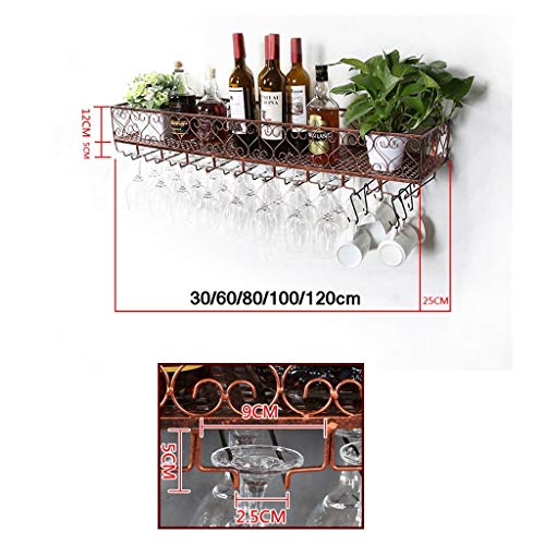 Soporte de vino multifuncional de hierro para pared 30x25cm miniatura 2