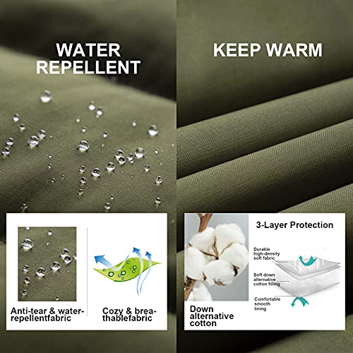 Chrisuno Women's Puffer Vest Casual Stand Collar Quilted Waistcoat Outdoor Padded Ski Vest - Image 5