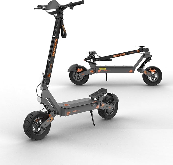 KuKirin G4 Trottinette électrique pour adultes, performance puissante et longue portée de 75 km, résistant à l'eau IP54, pneus tout-terrain de 27,9 cm, pliable tout-terrain