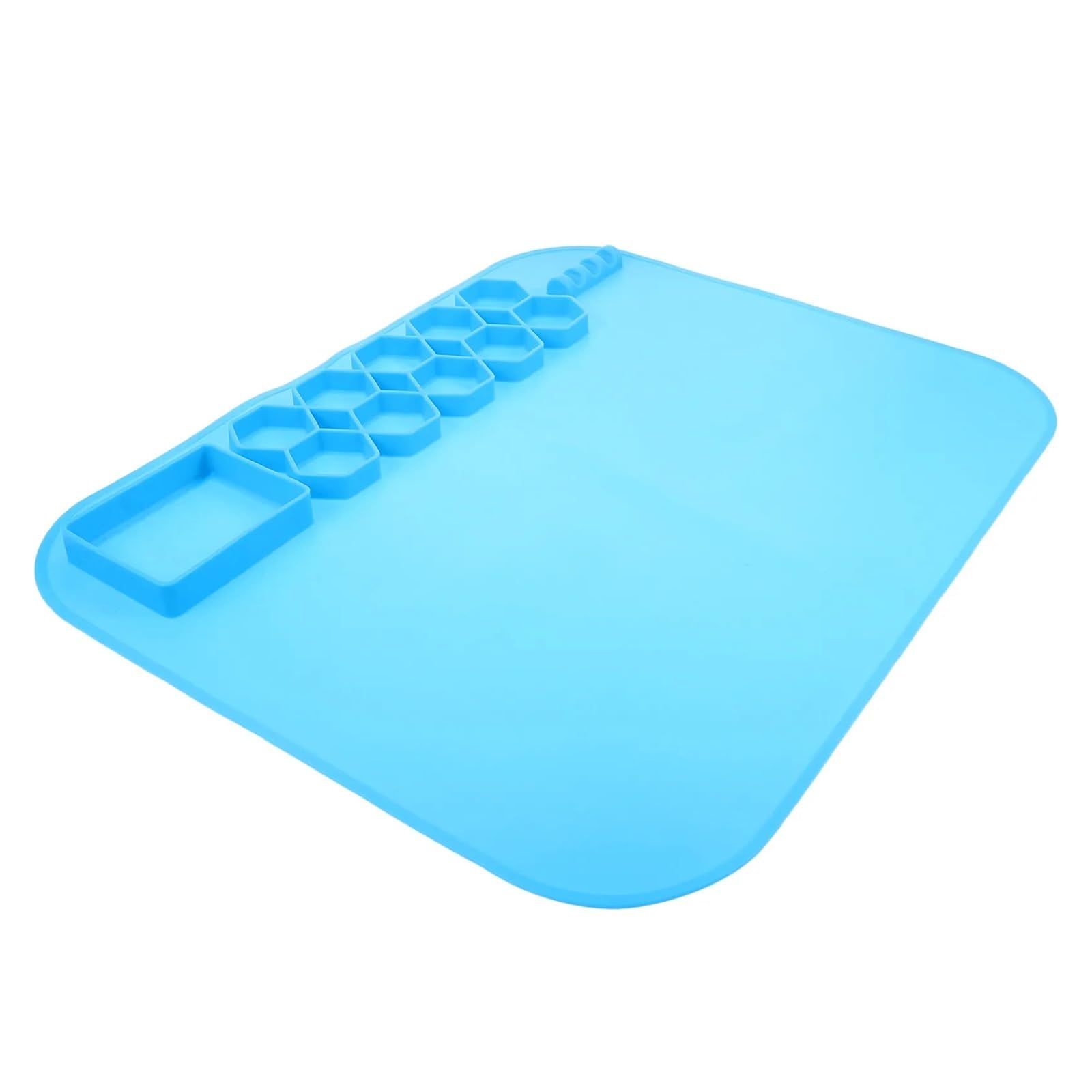 Sdiuakbv One Color Silicone Painting Mat Silicone Crafting Mat For Painting Diy Arts And Crafts Heat Resistant Multi-Functional Pad For Drawing