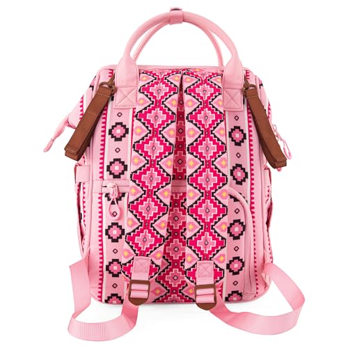 Montana West Wrangler Callie Diaper Bag Backpack with Stroller Straps Multifunction Baby Travel Bag WG2204-9110PK by Montana West - Used condition - Image 5