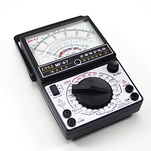 Fielect Digital Multimeter With Dc Ac Voltmeter Ohm Volt Amp Multi Tester For Voltage, Current, Resistance, Diode With Test Probes #TOP1