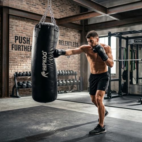Hipkoo Sports 4 Feet Black Punching Bag - Image 3