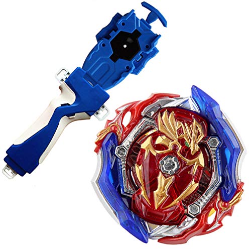 Bey Battle Evolution Blade Turbo Random Red String Launcher Grip God Bay B-150 Booster Union Achilles Cn.Xt+Retsu Spinning Toy Game Accessories Bey Burst Gaming Toy Battling Top Starter Set Boy's Gift