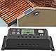 PWM Solarladeregler, 12V/24V 10A/20A/30A Dual USB Port Intelligenter Solarpanel-Laderegler Regler(20A)