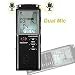 Digital Voice Recorder,Picus Sound Recorder Dictaphone for Lectures,8GB Audio Recorder with USB, Dual Microphone Recording, AGC Noise Reduction, Voice Activated with MP3 Player