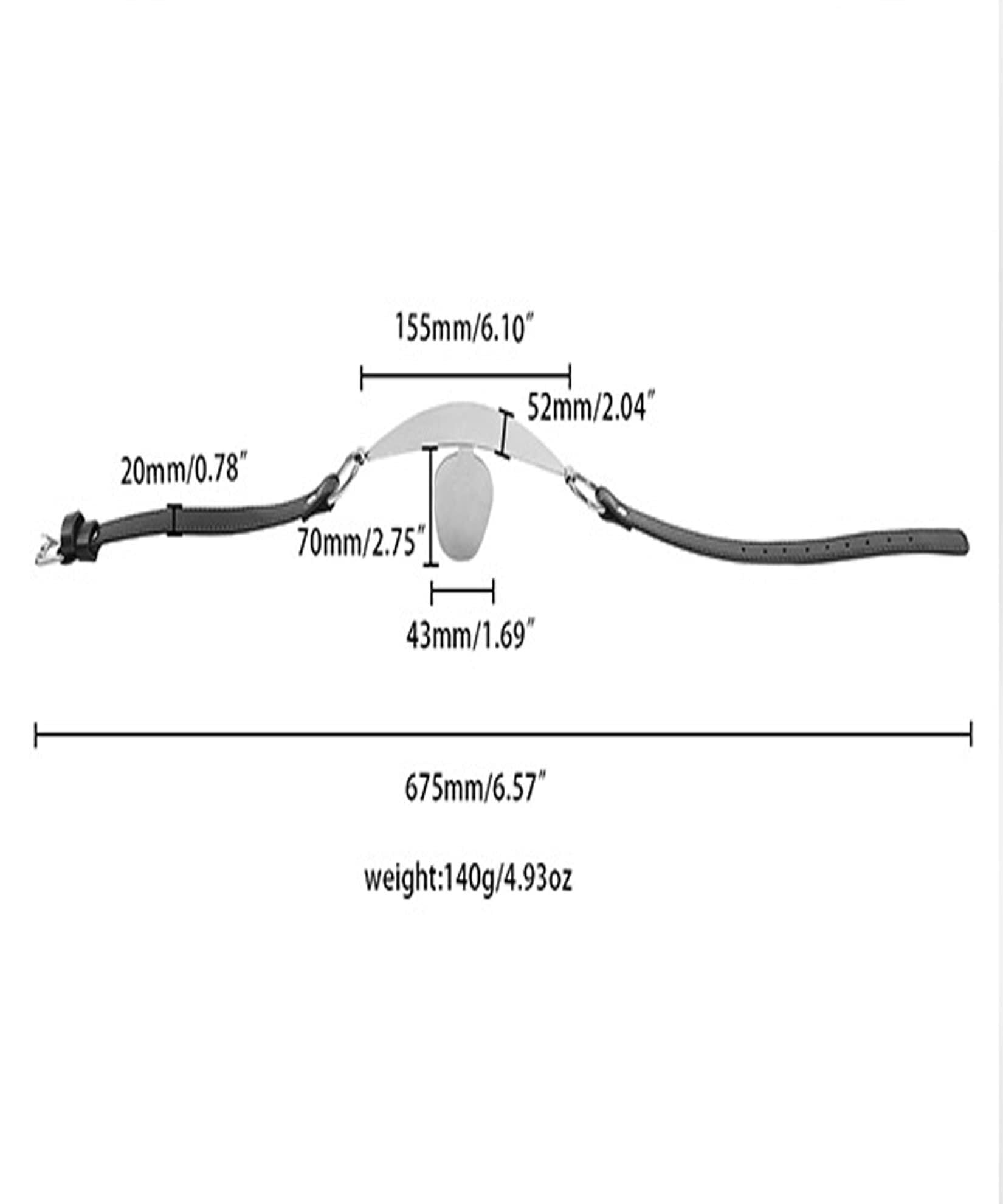 Fetisch Mundknebel Zungenstrecker Metal Knebel Gag Ball Mund Plug Mundsperre BDSM Bondage Mundknebel Ringknebel Mouth Bondage Spiele Erotik Flirten SM Sexspielzeug Für Paare