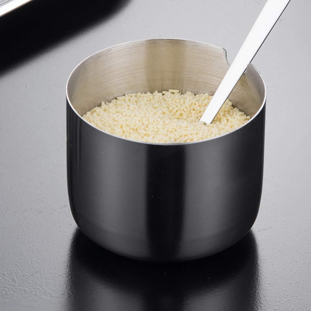 Barattoli per condimenti, Set di 3 contenitori for condimenti in Acciaio Inossidabile con(3 Jars)