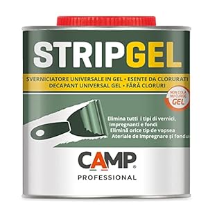 Camp STRIP GEL Sverniciatore Professionale In Gel Per Legno, Ferro E Muro, Multicolore