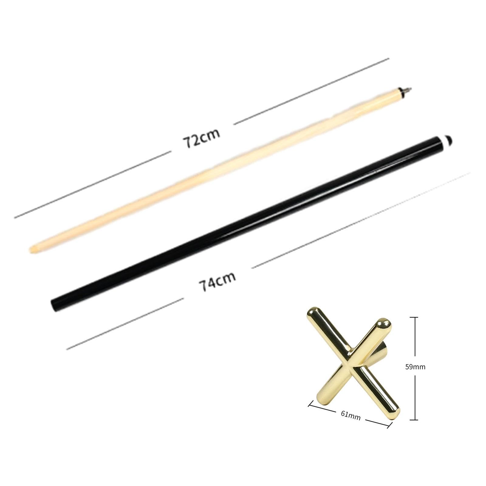 F Fityle Billard Pool Queue Bridge Stick Set Brückenkopf Holz Einfach Zusammenzubauen Praktische Billard Queue Halterung für Spieler Billardhaus