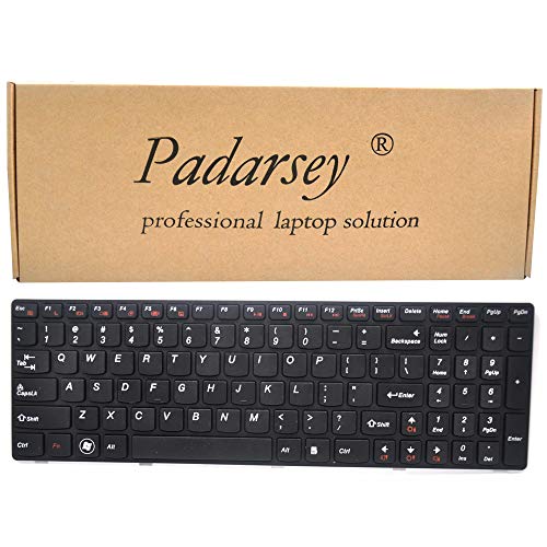 Padarsey �����p�L�[�{�[�h �t���[���t�� Lenovo Ideapad G580 G580A G585 G585A V580 V585 Z580 Z580A Z585 Z585A�V���[�Y �u���b�N US �z�� �݊����i�ԍ� 25201846 252
