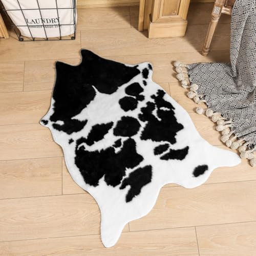 Tapis imitation peau de vache GALPADA au design premium - 5
