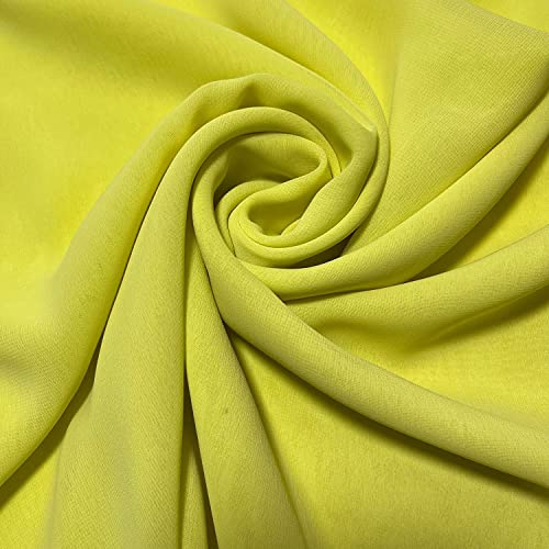 Clearance Chiffon Sheer Fabric Plain Soft Polyester Wedding Arch Dress Craft Material 44", 112 cm Wide Sold As Pre