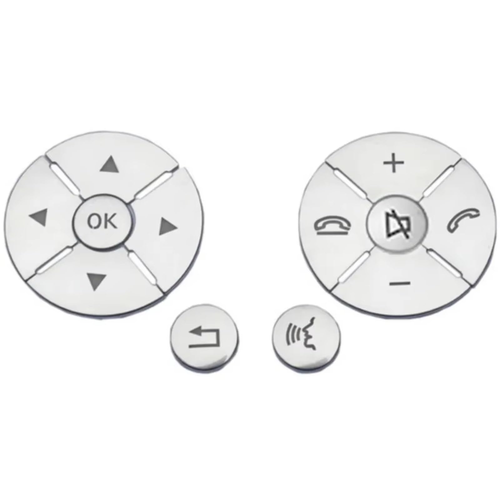 Interior Button Sticker Compatible with Benz for GLK Class for X204 2008-2012 Auto Parts Steering Wheel Button Trim Car Sticker Interior Accessories