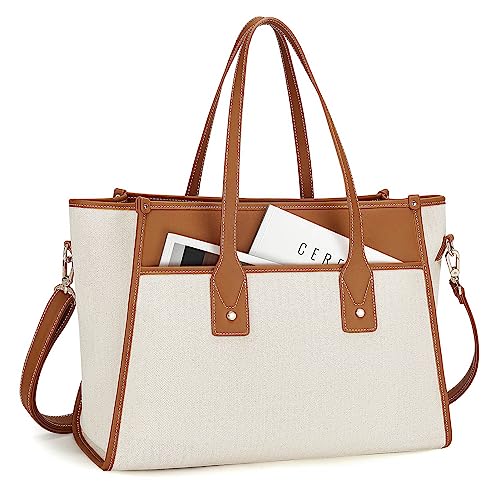 Missnine Canvas Laptop Tote Bag