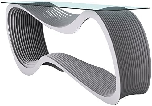 Loop Console Table, Aviator Gray