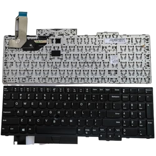 Clavier américain T15 P15s Gen 1 2 réparer touches bloquées ordinateur