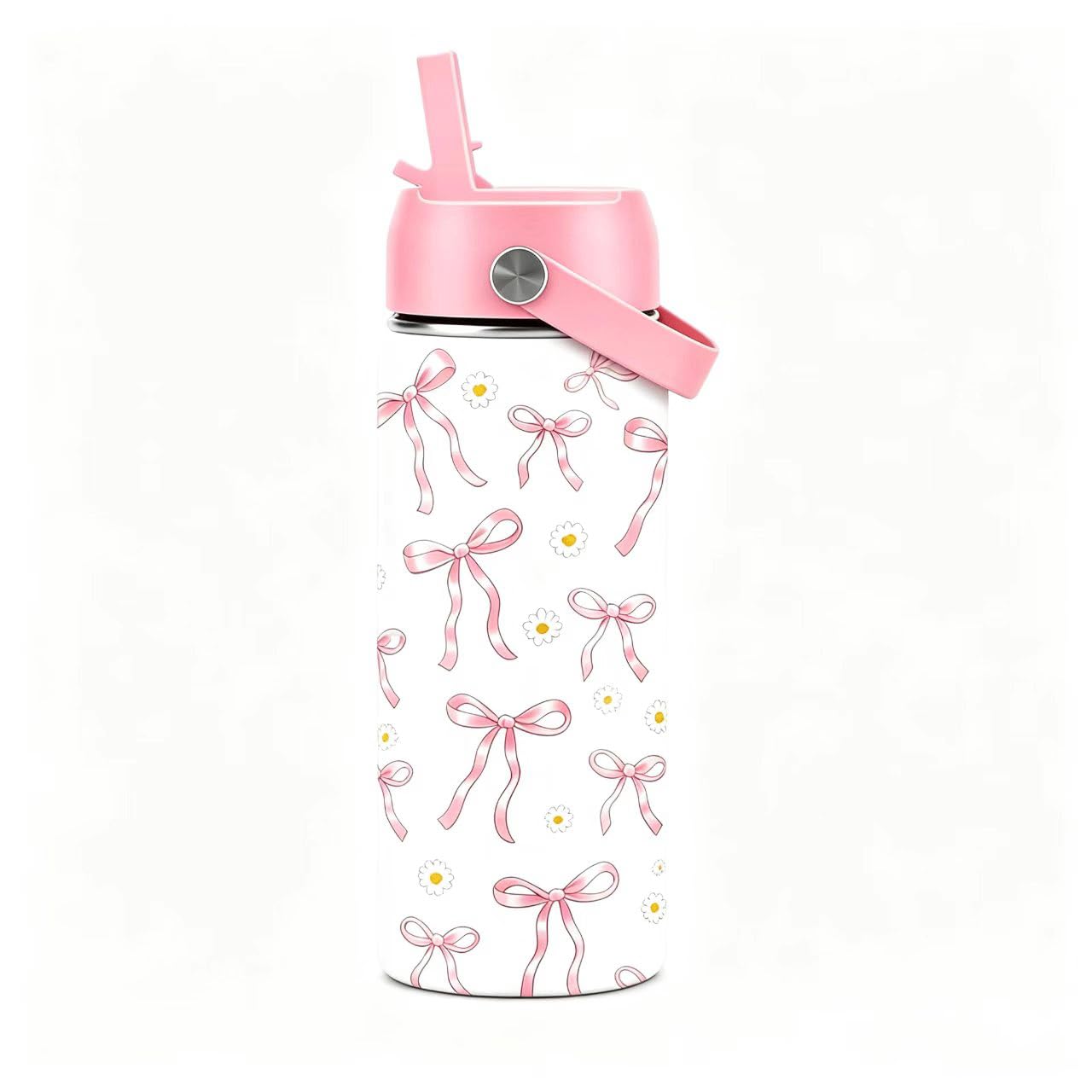 Photo 1 of Generic 16oz Pink Bow Water Bottle