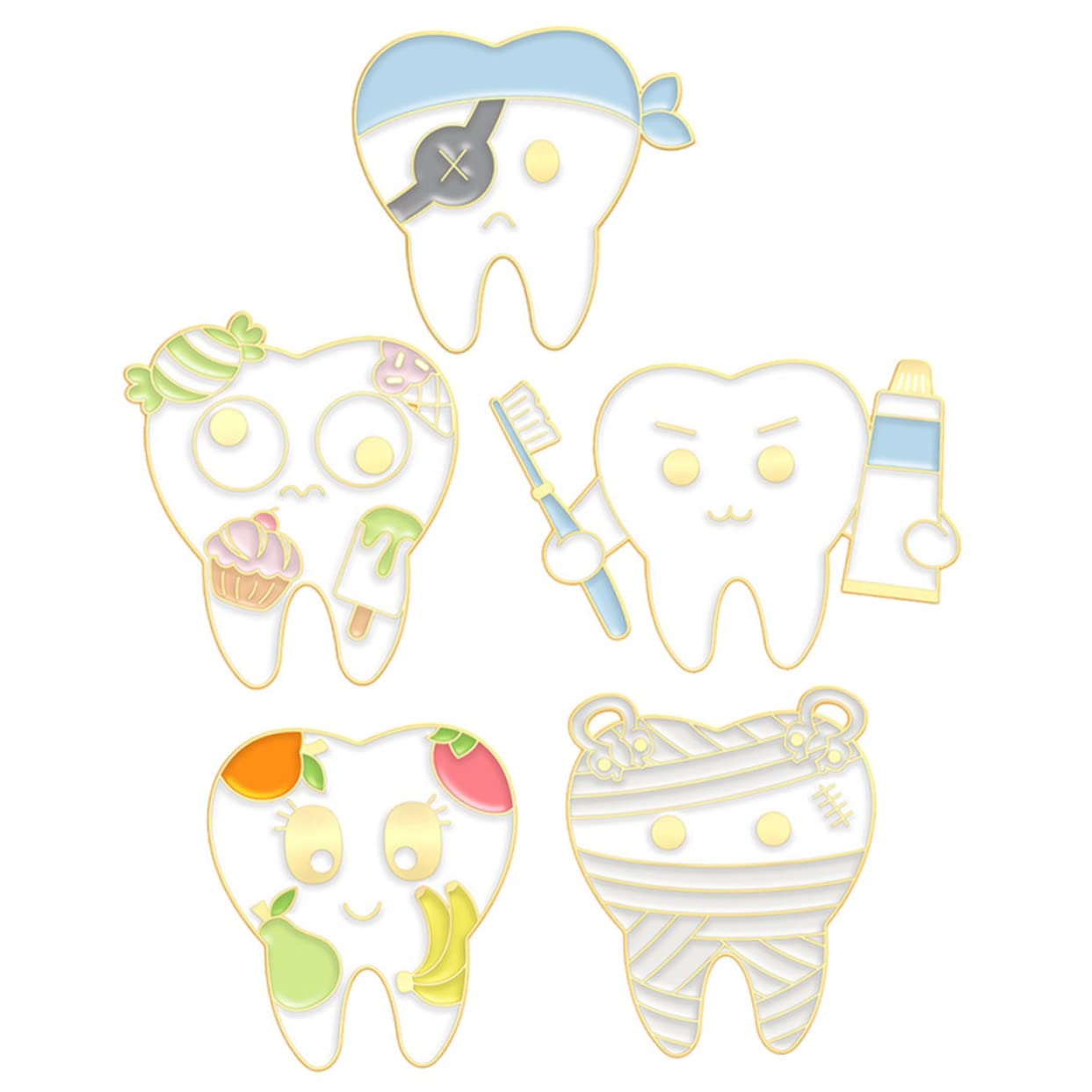 SOLUSTRE 25stücke Teiliges Cartoon- Broschen Metall Niedliche Emaille-anstecknadeln Für Kleidung Taschen Und Accessoires Lustige - -anstecker Für Und Familie